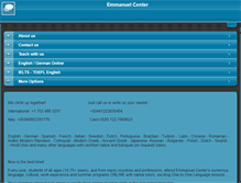 Tablet Screenshot of emmanuelcenter.org